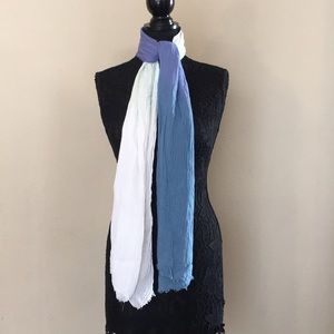 World Market Blue Ombré Scraf